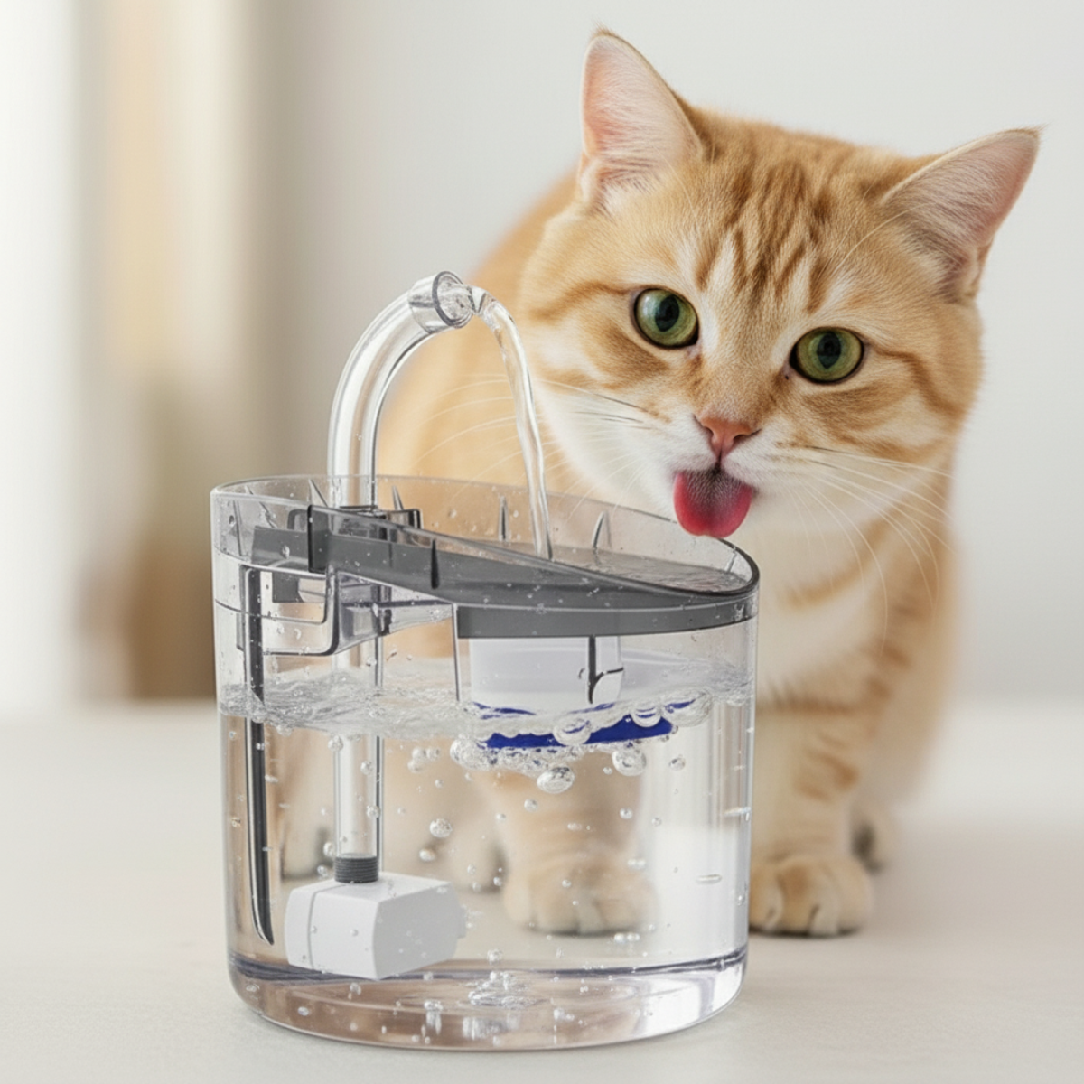 Bebedero automático silencioso para mascotas